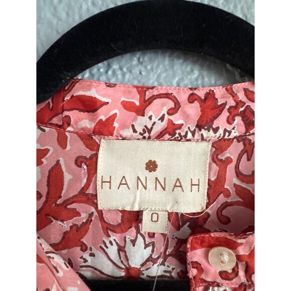 Womens Hannah Artwear 100% Silk Printed Josephine Jumpsuit size 4 Artsy Bohemian - Picture 2 of 4